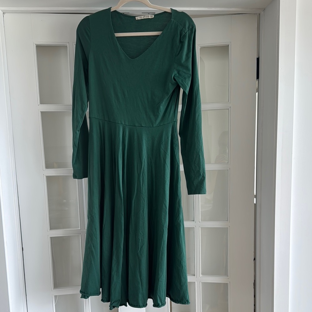 Women’s Peruvian Connection Green Long Sleeve Dress